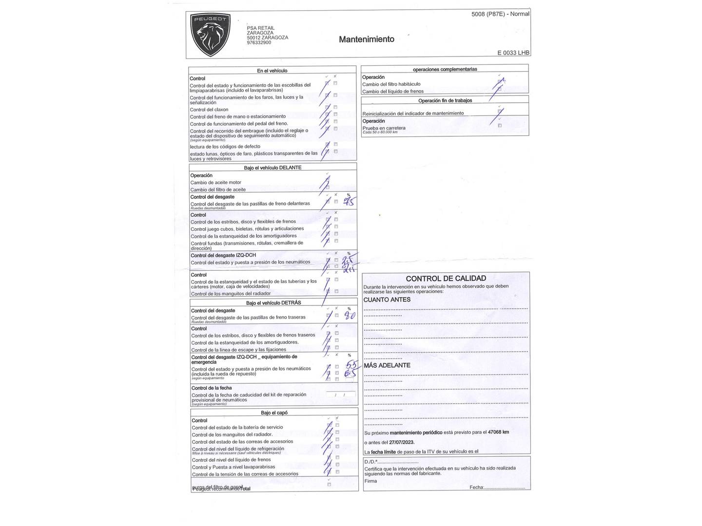 Foto Peugeot 5008 Peugeot 5008 GT Line 1.5L BlueHDi (130CV) S&S