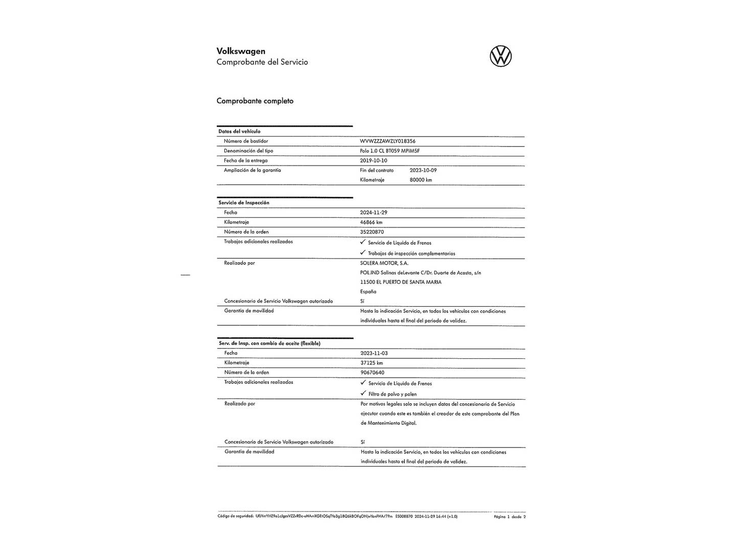 Foto Volkswagen Polo Volkswagen Polo Advance 1.0 (80 CV)