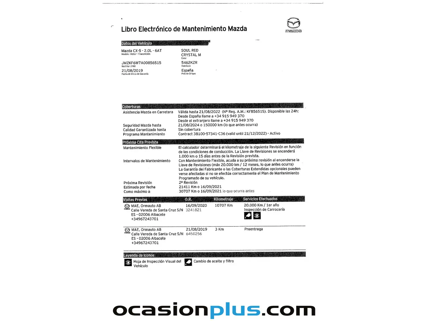 Foto Mazda CX-5 Mazda CX-5 2.0 G Zenith 2WD Auto (165 CV)