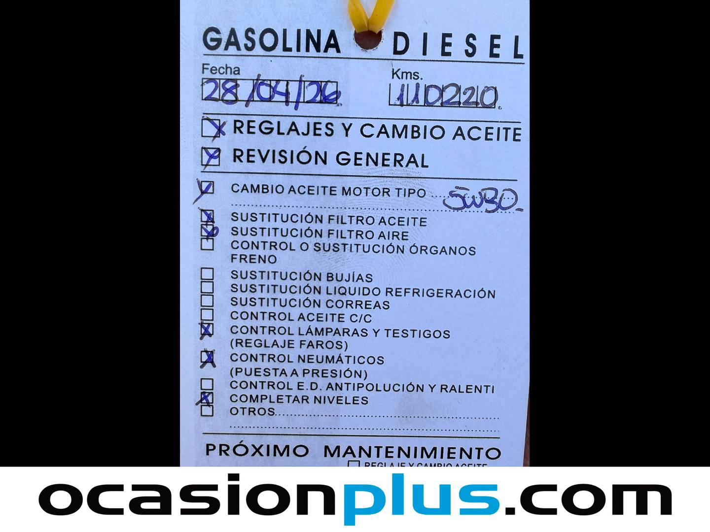 Foto del mantenimiento del Ford Mondeo Ford Mondeo 2.0 Híbrido Titanium HEV AT 137 kW (187 CV)