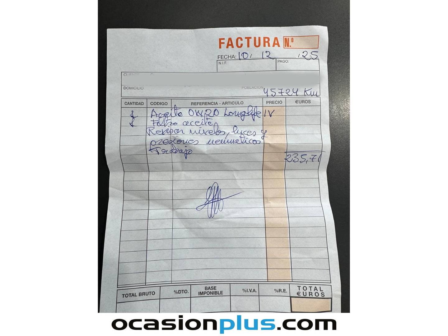 Foto del mantenimiento del Audi Q3 Audi Q3 S Line 40 TDI Quattro (200 CV) S tronic