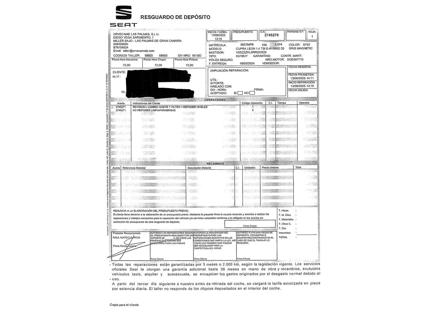 Foto Cupra León CUPRA León 1.4 e-Hybrid DSG (204 CV)