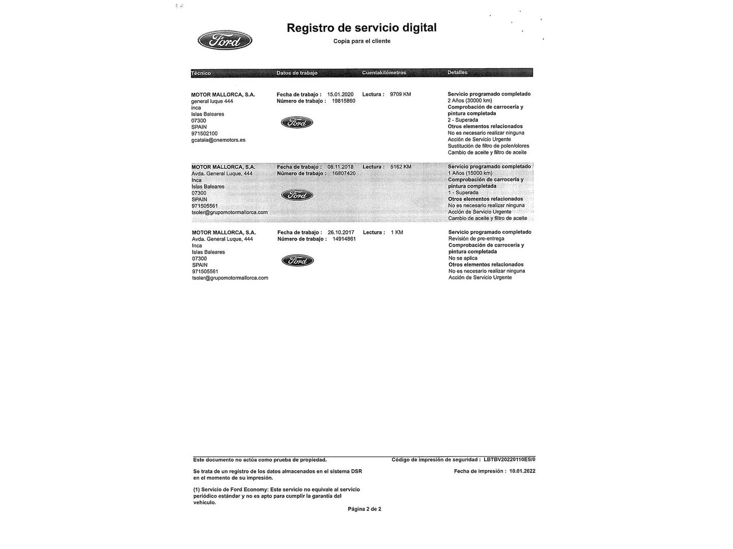 Ford Mustang Ford Mustang 2.3 EcoBoost Mustang Auto Fastback (314 CV) de segunda mano
