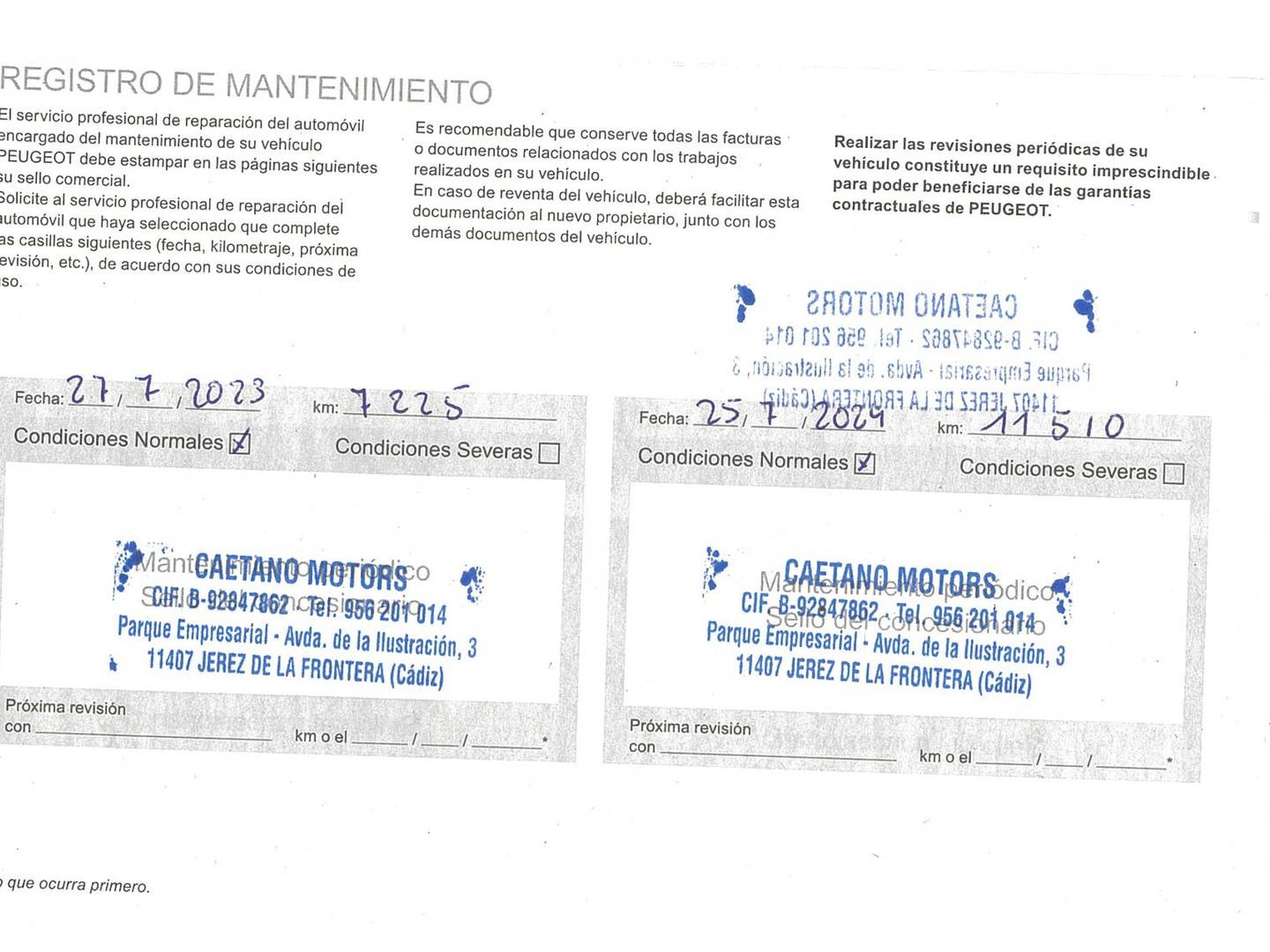 Foto del mantenimiento del Peugeot 2008 Peugeot 2008 PureTech 130 S&S Allure Pack EAT8 (130 CV)