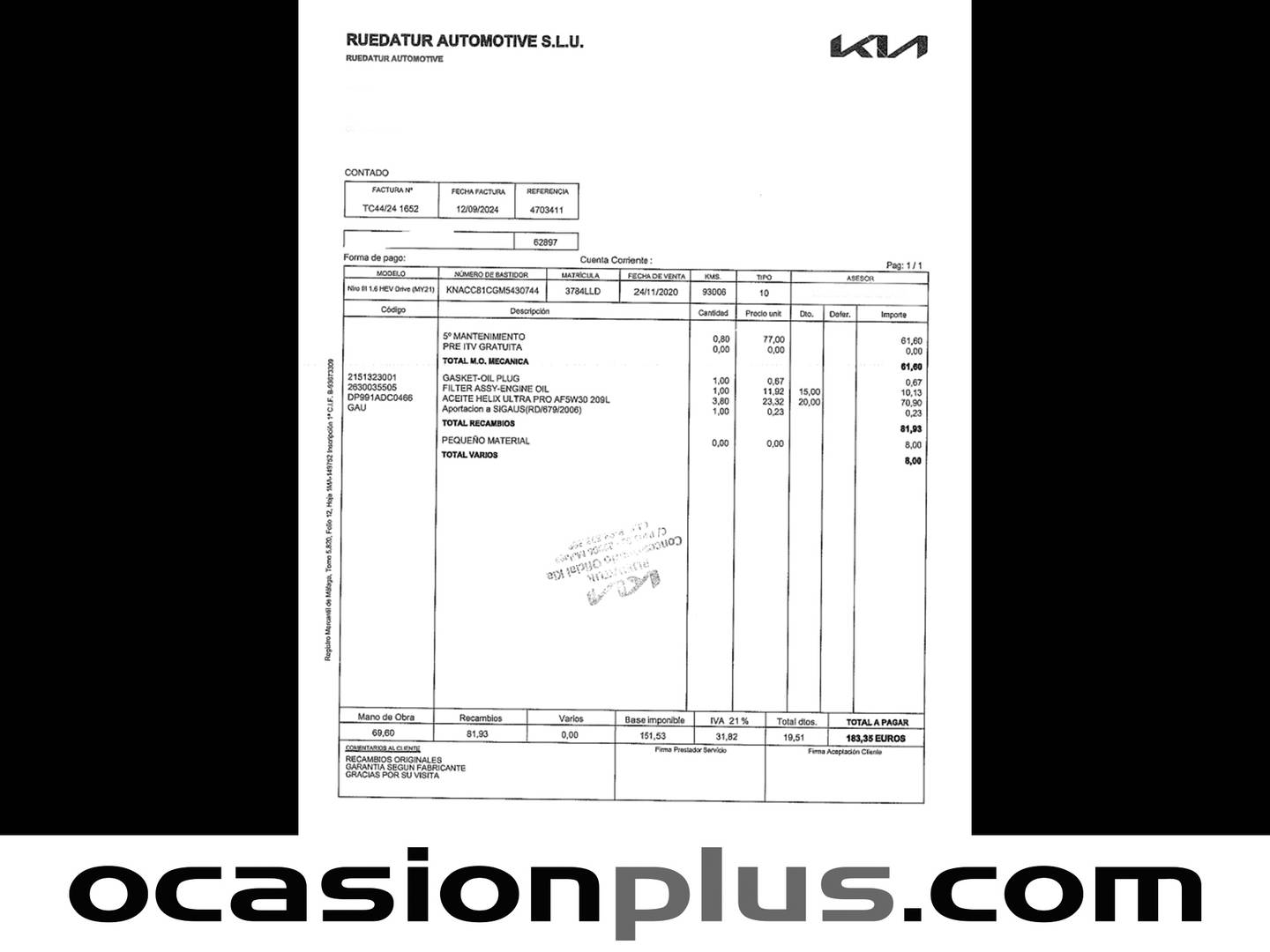 Foto KIA Niro Kia Niro 1.6 GDi HEV Híbrido Drive (141 CV)