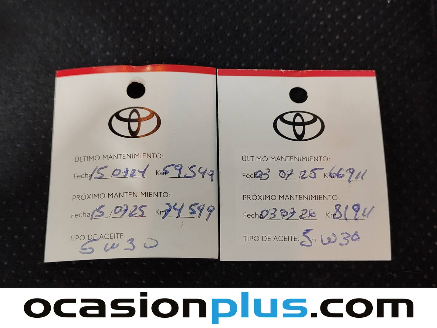 Foto del mantenimiento del Toyota Yaris Toyota Yaris 1.5 Hybrid GR-Sport (100 CV)