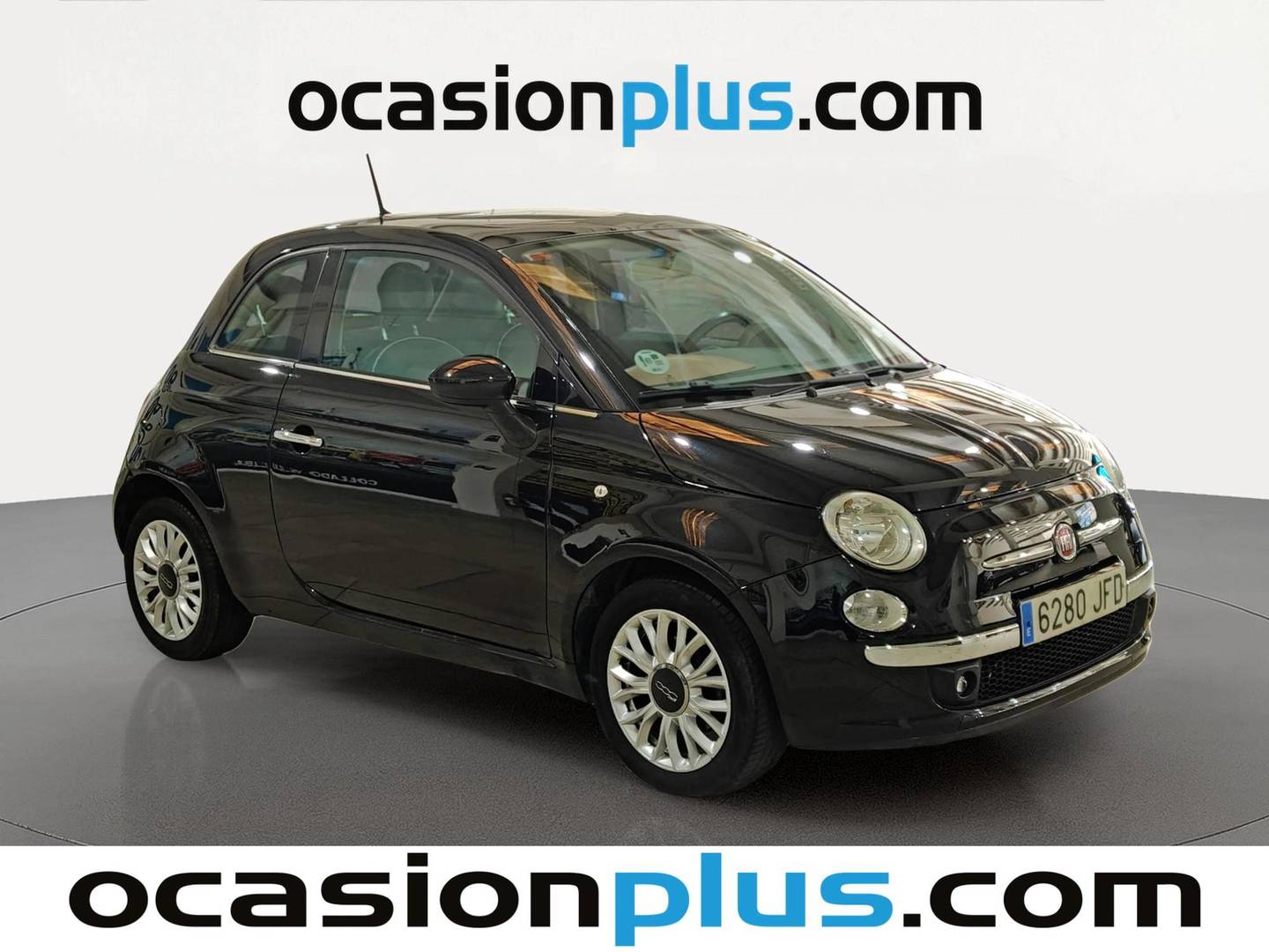 Foto delantera Fiat 500 Fiat 500 1.3 16v MultiJet S&S Lounge (95 CV)) derecha