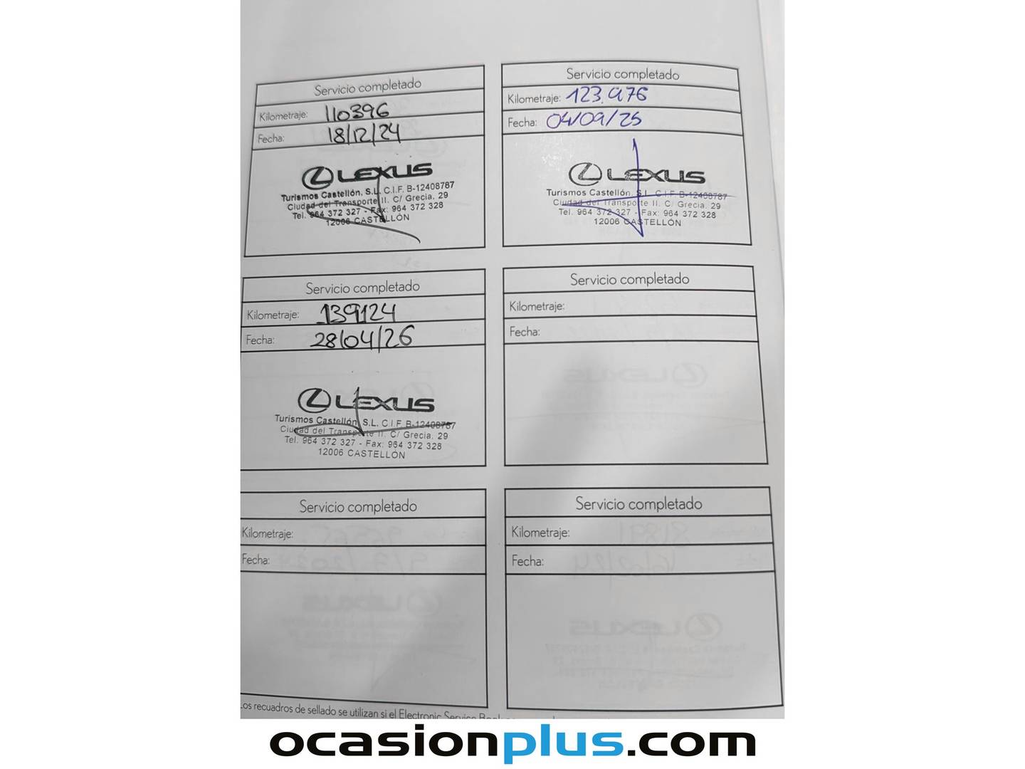 Foto del mantenimiento del Lexus NX Lexus NX 300h Eco 2WD (197 CV)
