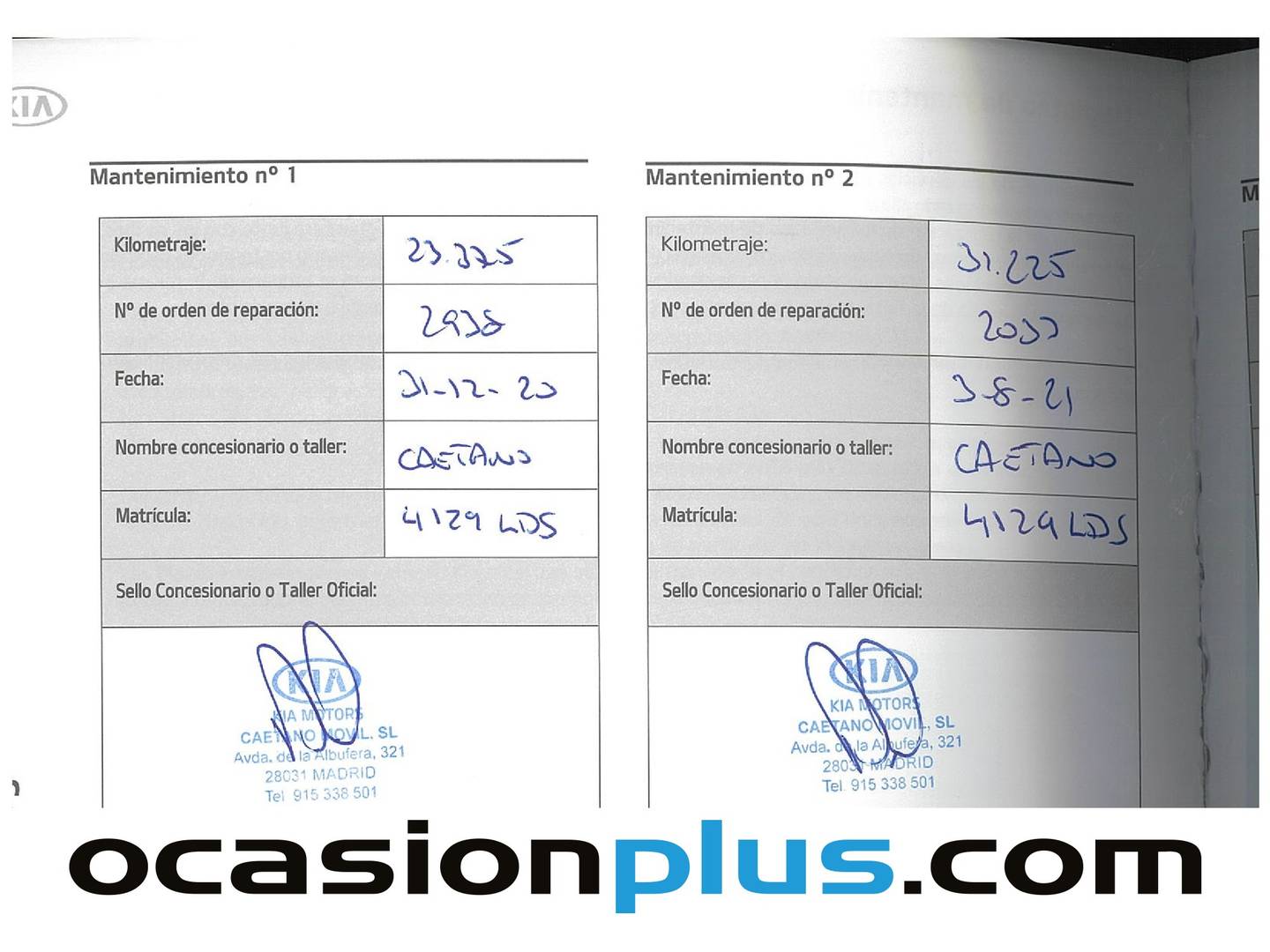 Foto del mantenimiento del KIA Ceed Kia Ceed 1.4 T-GDi Tech (140 CV)