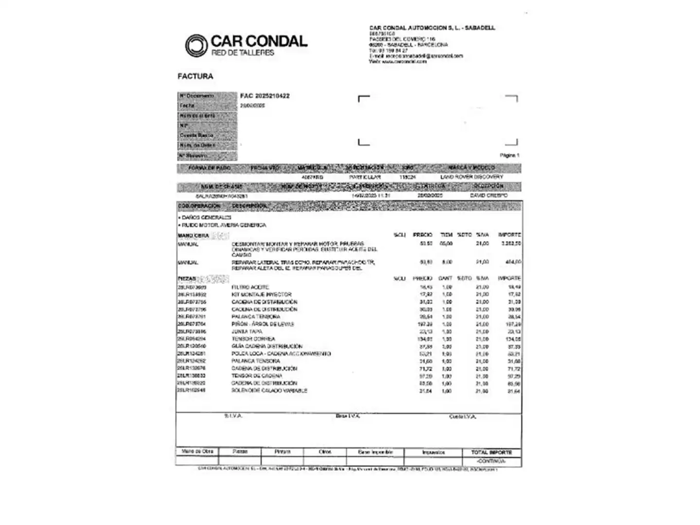 Foto Land Rover Discovery Land Rover Discovery 2.0 I4 SD4 S Auto (240 CV)