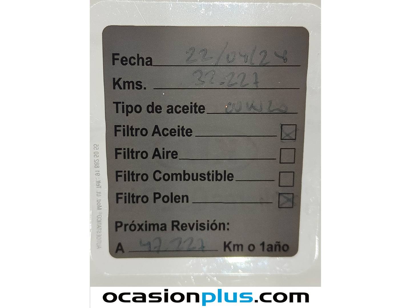 Foto del mantenimiento del Citroën C3 Citroën C3 PureTech 110 S&S Shine (110 CV)