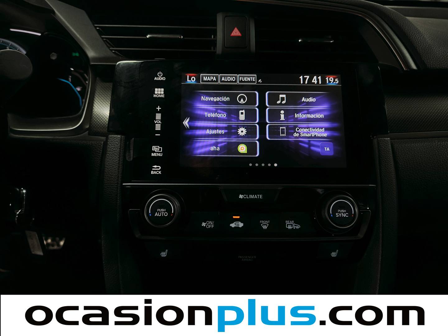 Equipamiento del Honda Civic Honda Civic 1.0 I-VTEC TURBO Elegance Navi (129 CV)