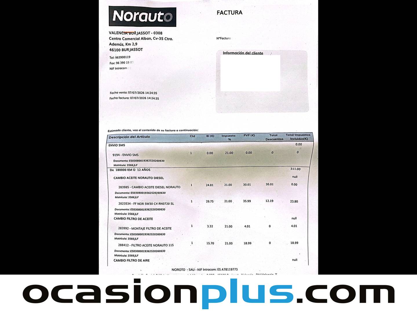 Foto del mantenimiento del Renault Scénic Renault Scenic dCi 110 BOSE EDC Euro6 (110 CV)