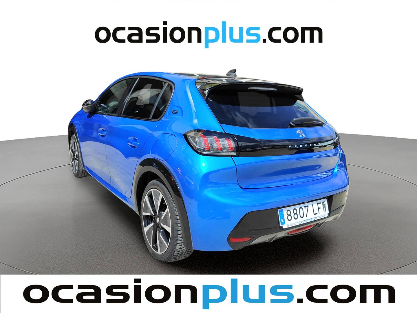 Foto trasera Peugeot e-208 Peugeot e-208 Eléctrico GT (136 CV) izquierda