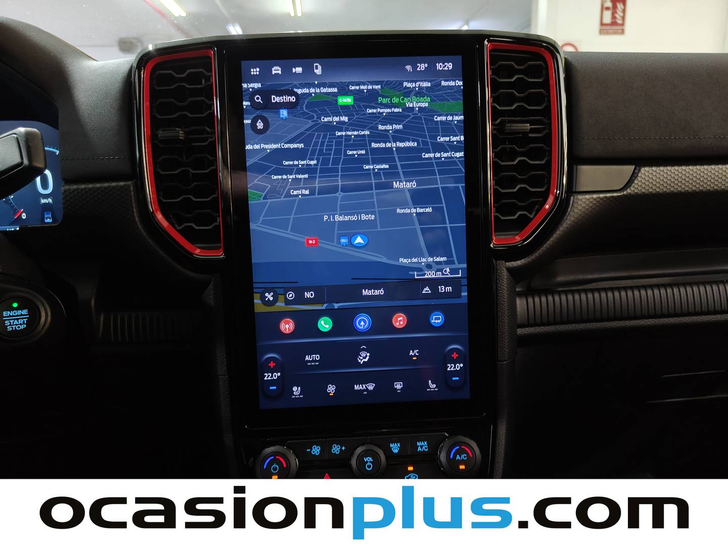 Equipamiento del Ford Ranger Ford Ranger Pickup 3.0 Ecoboost Doble Cabina Raptor AT e-AWD (292 CV)