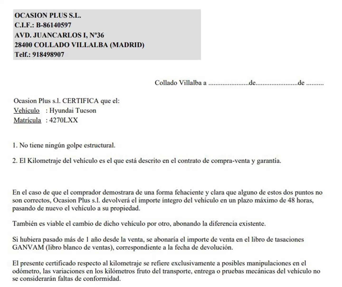 Certificado