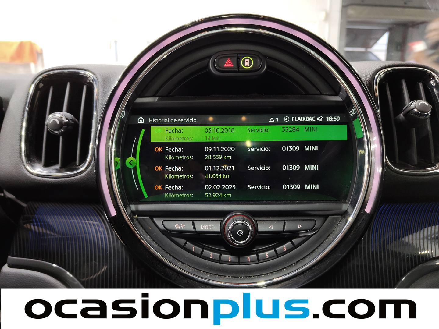 Foto del mantenimiento del Mini Countryman Mini MINI Countryman Cooper S E ALL4 (224 CV)