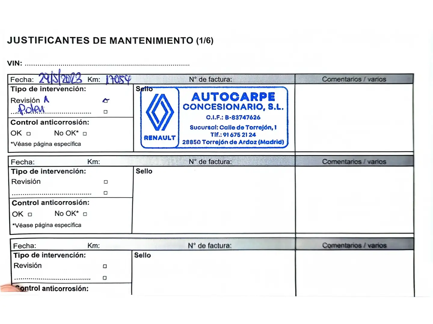 Mantenimiento