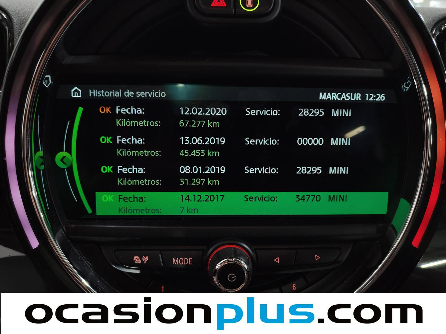 Foto del mantenimiento del Mini Countryman Mini MINI Countryman Cooper (136 CV)