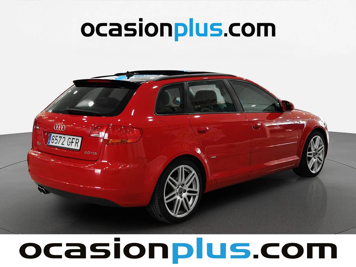 Foto trasera Audi A3 Audi A3 Sportback Sportback Ambition 2.0 TDI DPF (170 CV) S tronic Pack S Line derecha