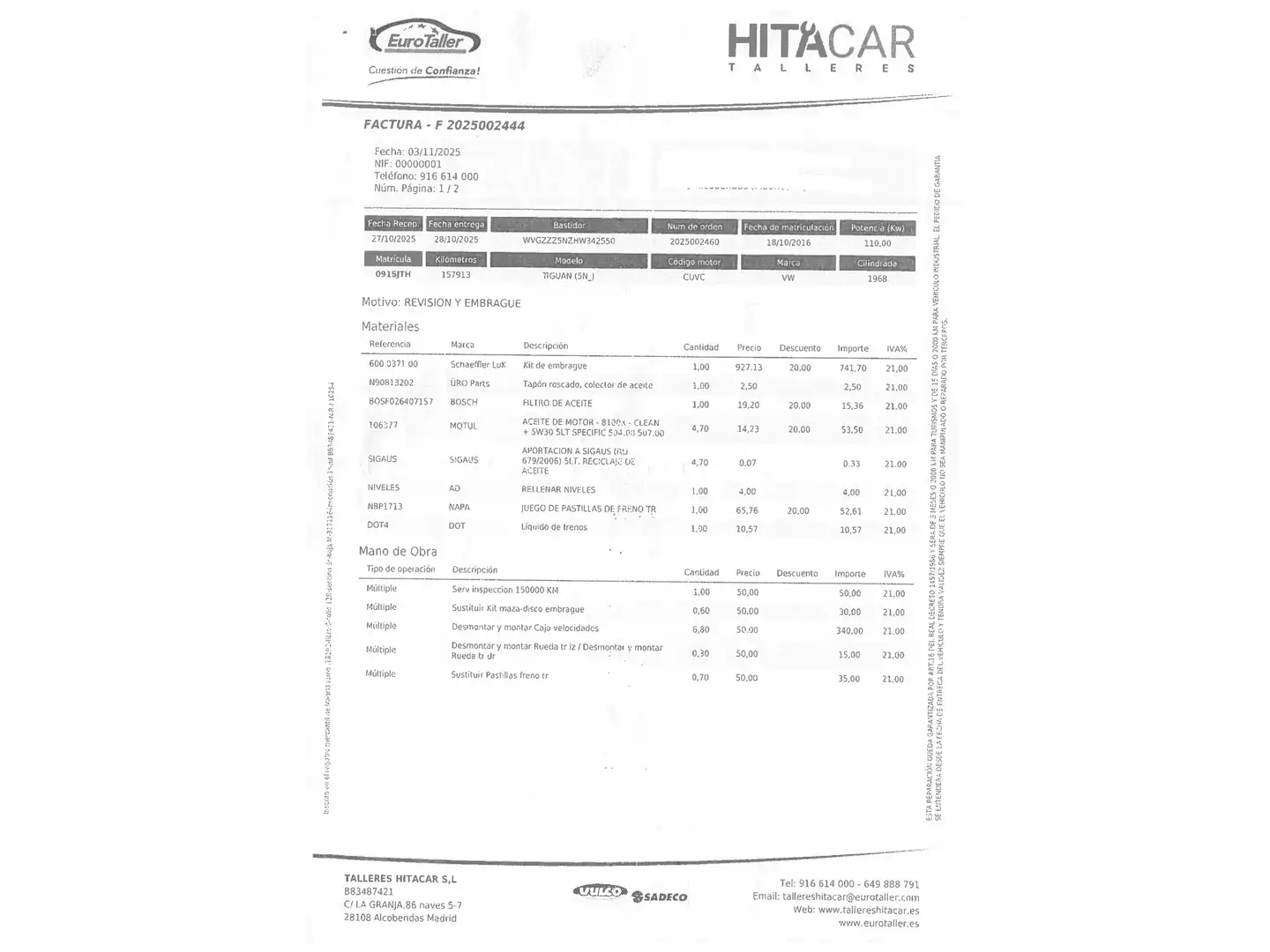 Foto Volkswagen Tiguan Volkswagen Tiguan Edition 2.0 TDI (150 CV)