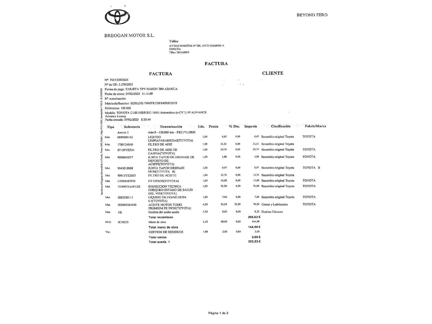 Toyota C-HR Toyota C-HR 180H Advance Luxury (184 CV) de ocasión