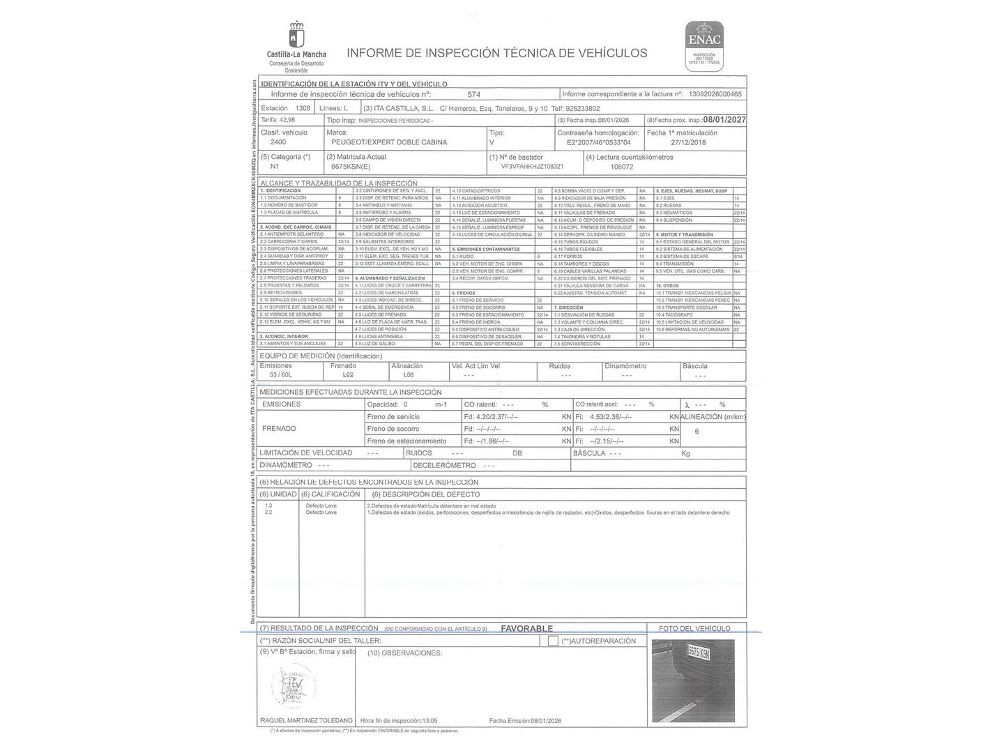 Peugeot Expert Peugeot Expert Furgon DC BlueHDi 120 Pro Standard 90 kW (122 CV) de segunda mano