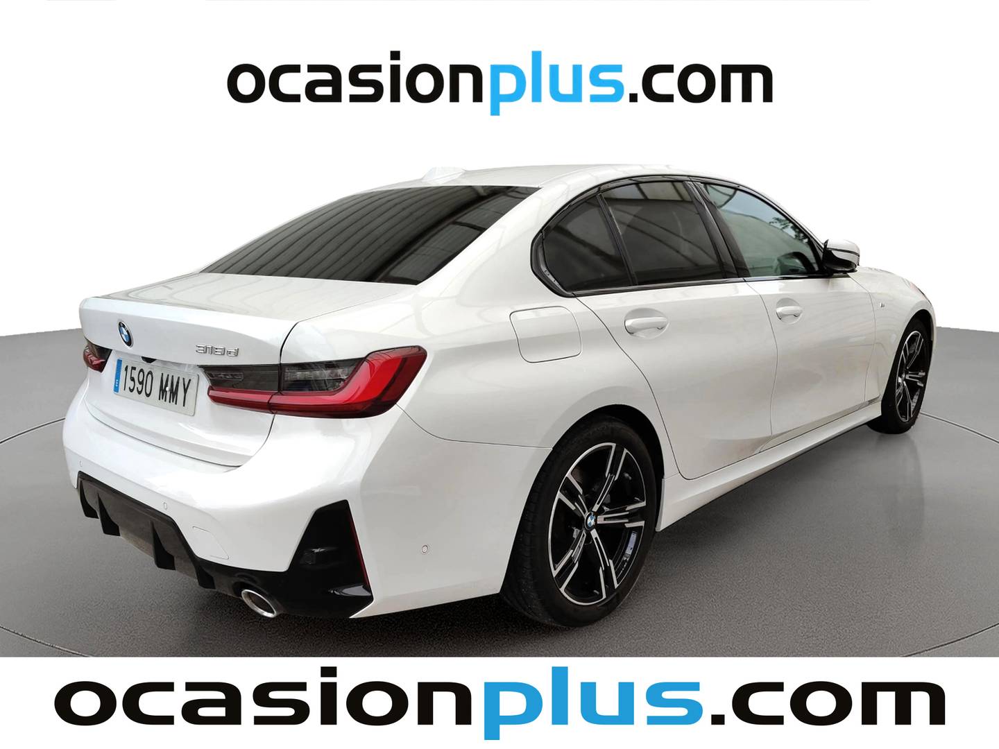 Foto trasera BMW Serie 3 BMW Serie 3 318d (150 CV) Pack M derecha