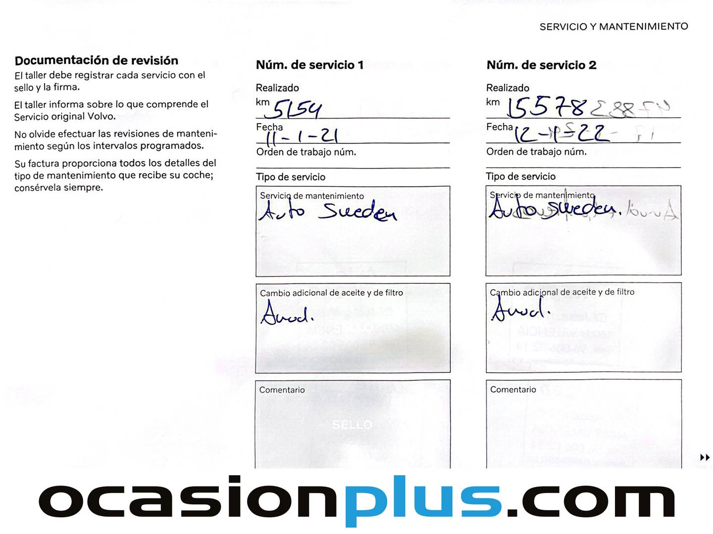 Foto del mantenimiento del Volvo XC40 Volvo XC40 D3 Business Plus Auto (150 CV)