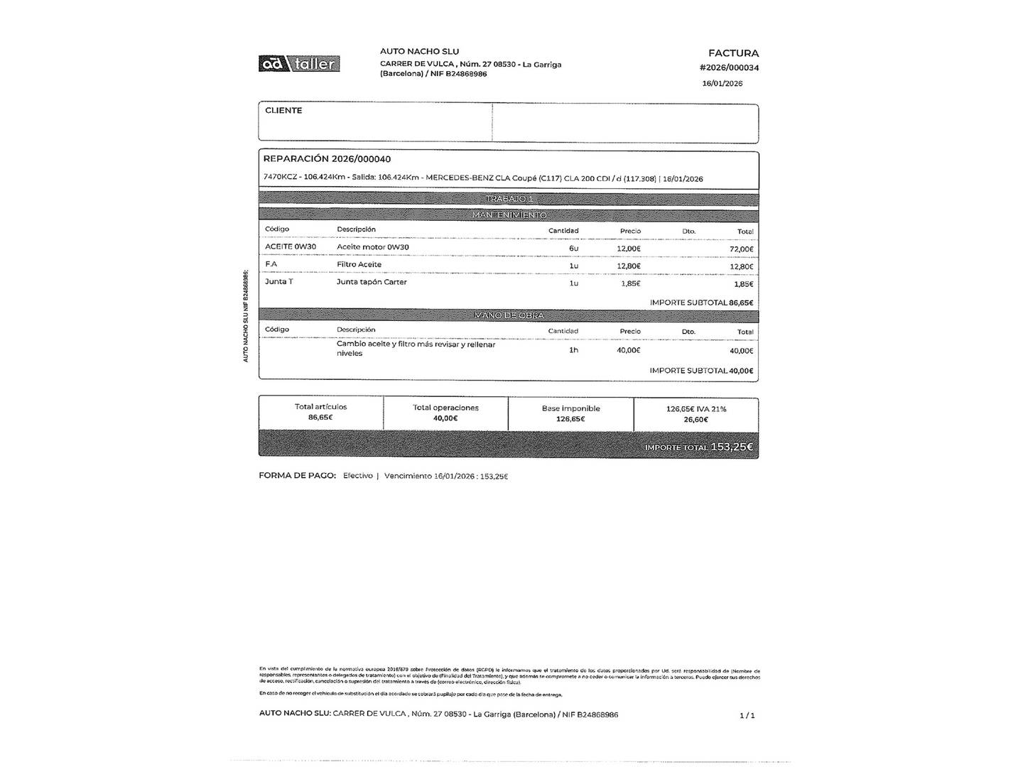 Foto Mercedes CLA Mercedes-Benz CLA CLA 200 d (136 CV) Paquete AMG