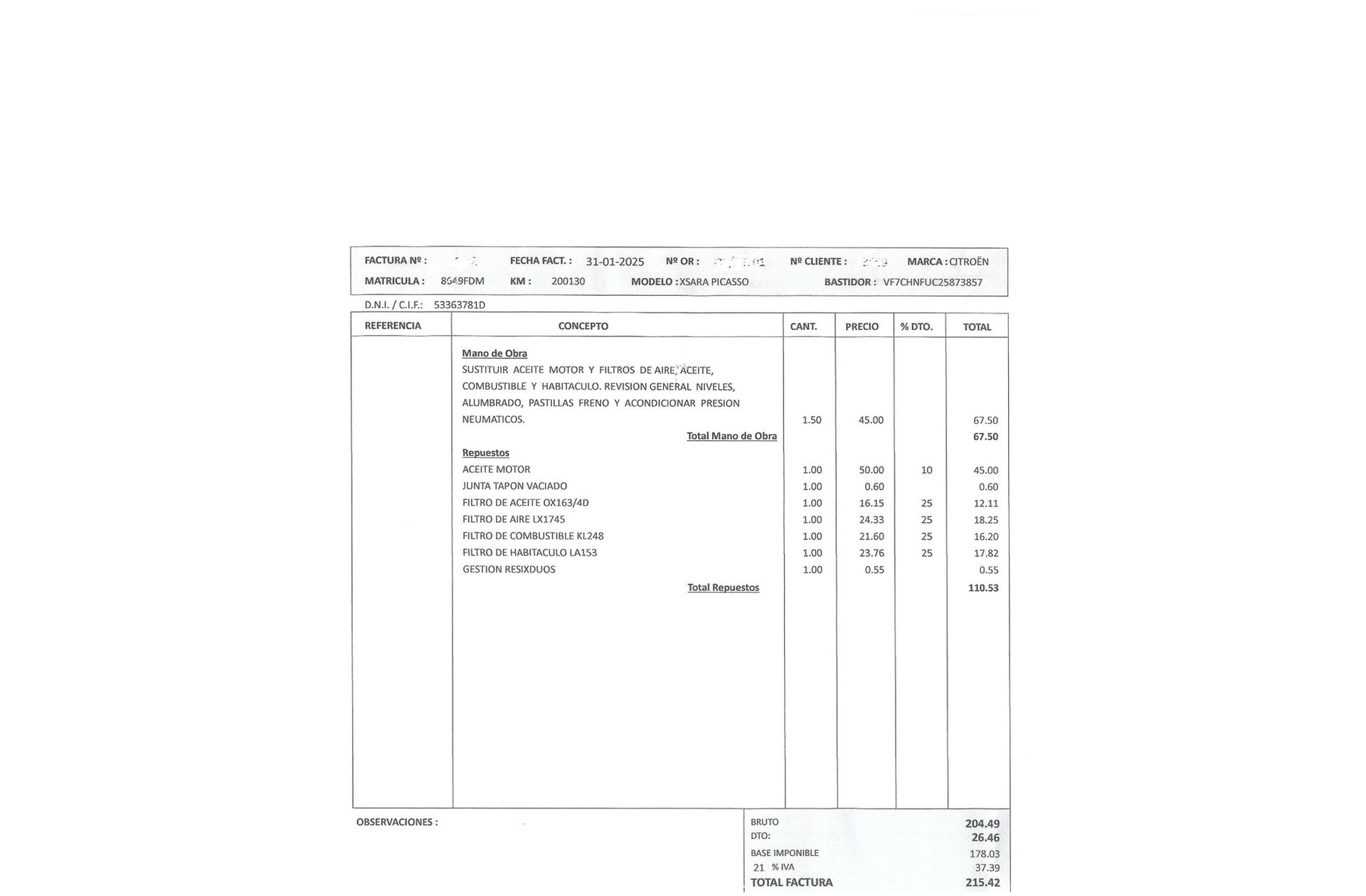 Citroën Xsara Picasso 1.6 SX Top - foto 17