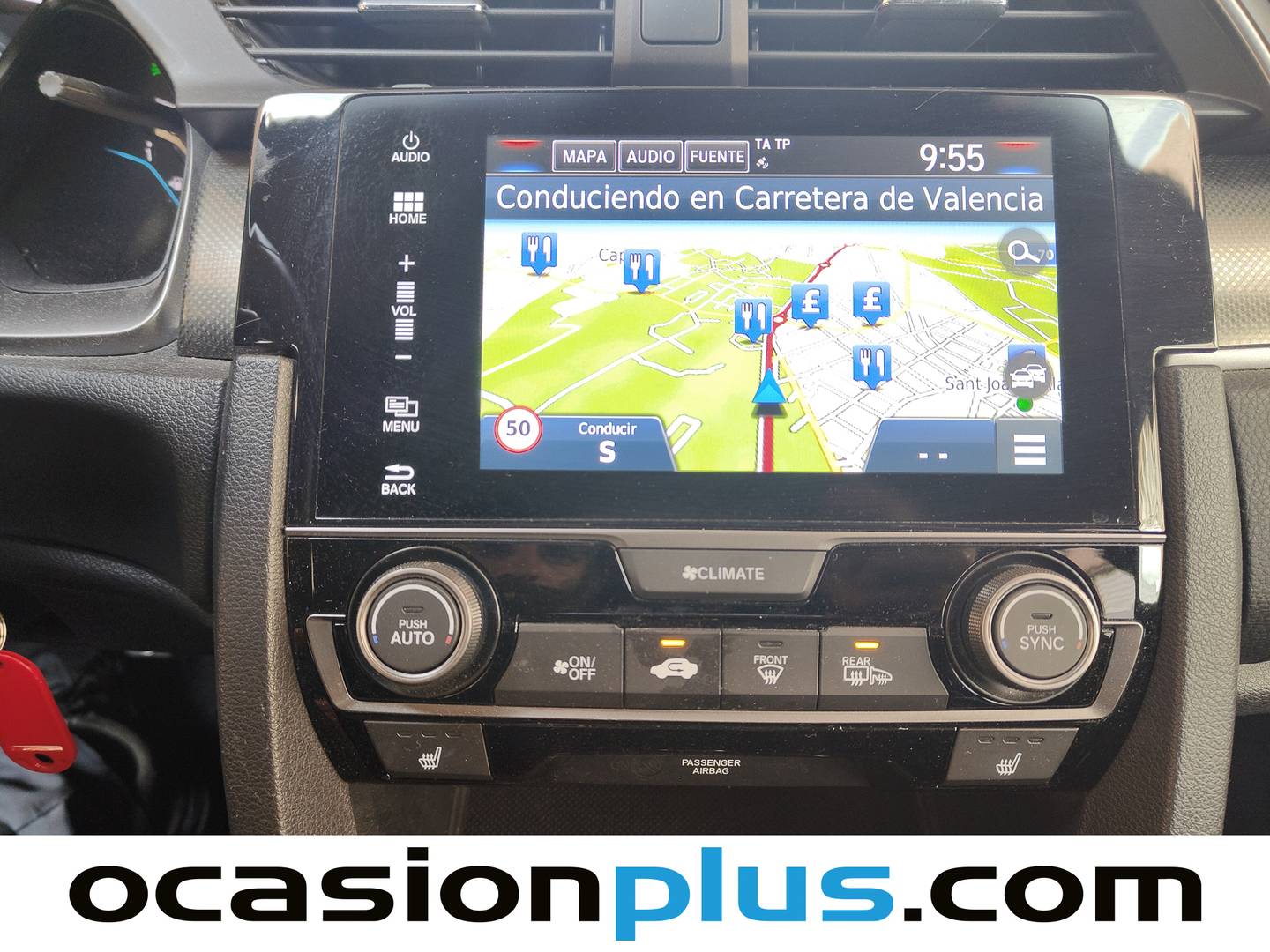 Equipamiento del Honda Civic Honda Civic 1.0 I-VTEC TURBO Elegance (129 CV)