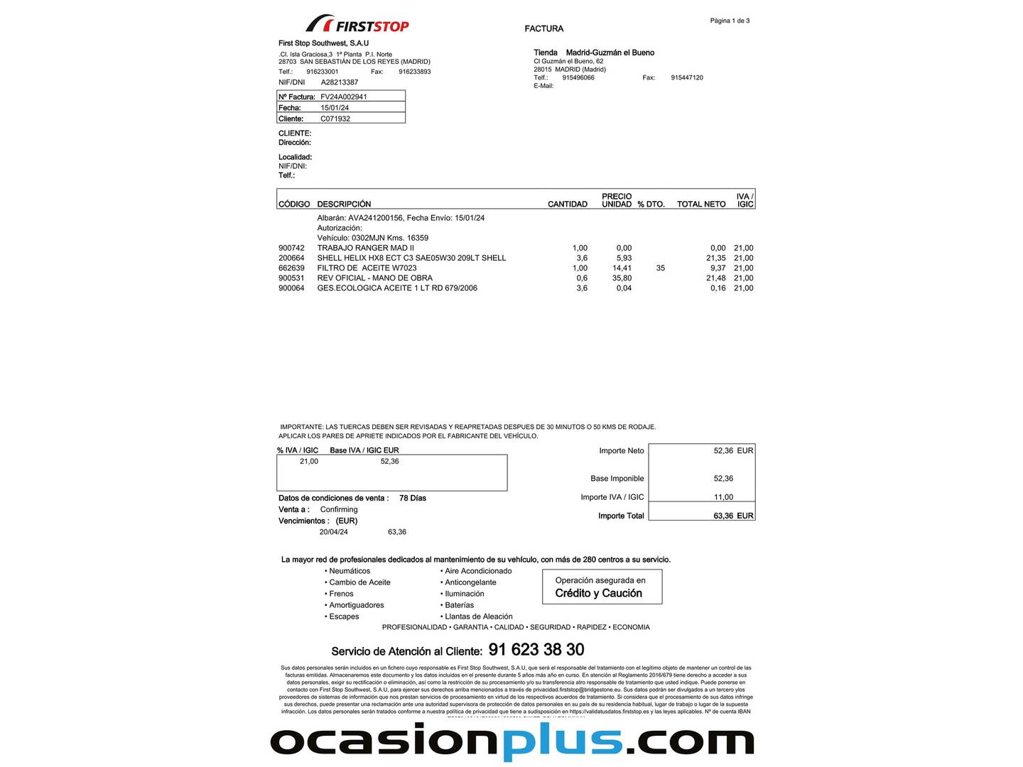 Foto del mantenimiento del KIA Ceed KIA Ceed 1.6 MHEV iMT Drive (136 CV)