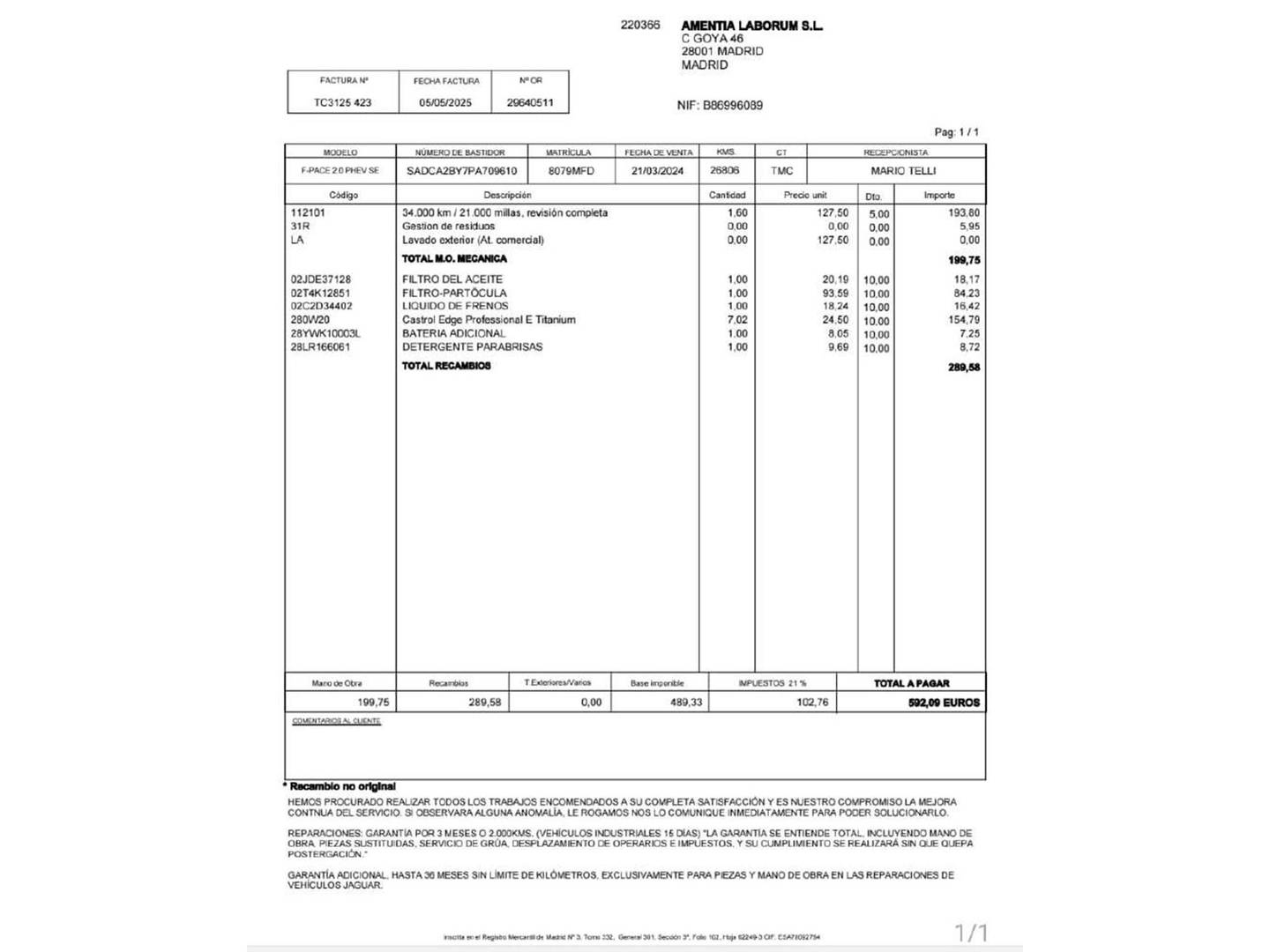 Foto Jaguar F-Pace Jaguar F-PACE 2.0 I4 PHEV SE AWD Auto  (404 CV)