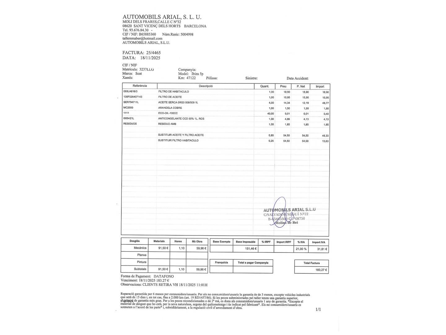 Seat Ibiza SEAT Ibiza 1.0 TSI FR Go (115 CV) gasolina