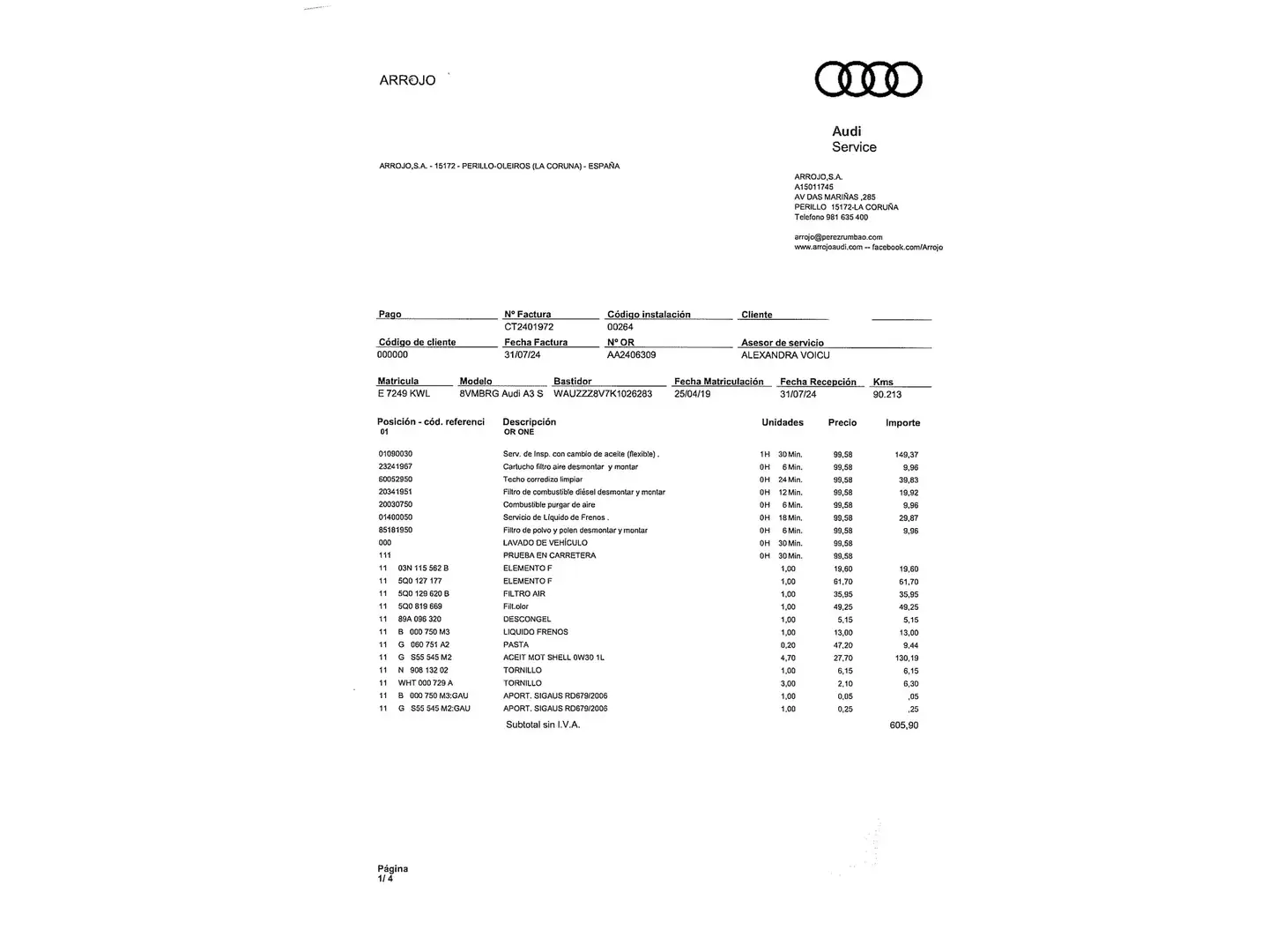 Foto Audi A3 Audi A3 Sedan Sedan S line 35 TDI (150 CV) S tronic