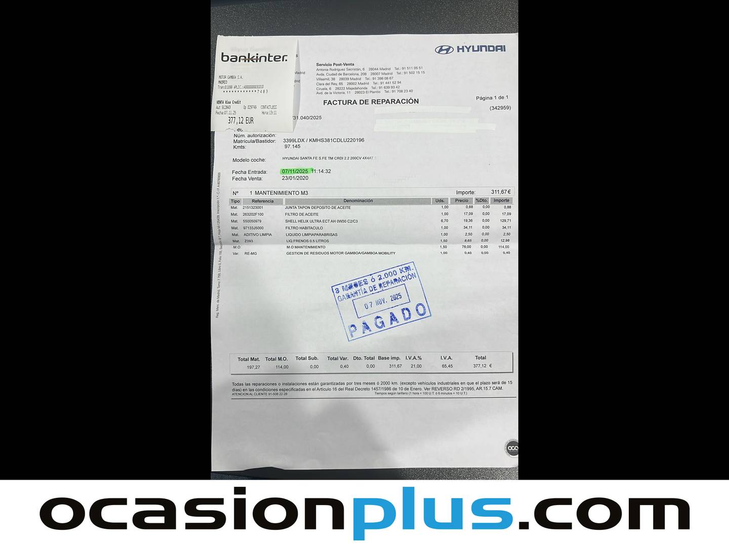 Foto Hyundai Santa Fe Hyundai Santa Fe 2.2 CRDI Style 4x4 Auto (200 CV) 7 Plazas