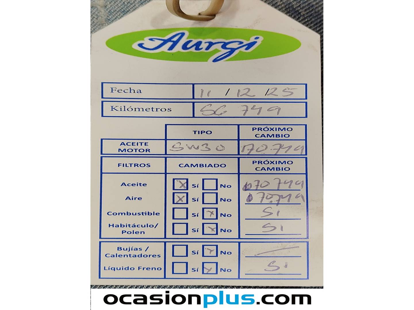 Foto del mantenimiento del Nissan Micra Nissan Micra IG-T 100 Acenta (100 CV)