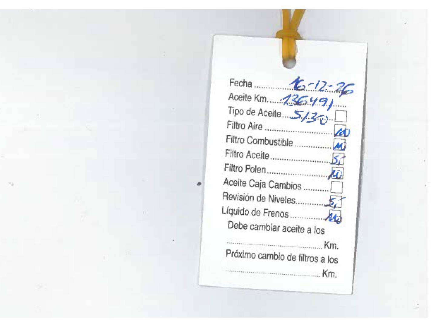 Foto del mantenimiento del Peugeot 2008 Peugeot 2008 PureTech Signature (82 CV)