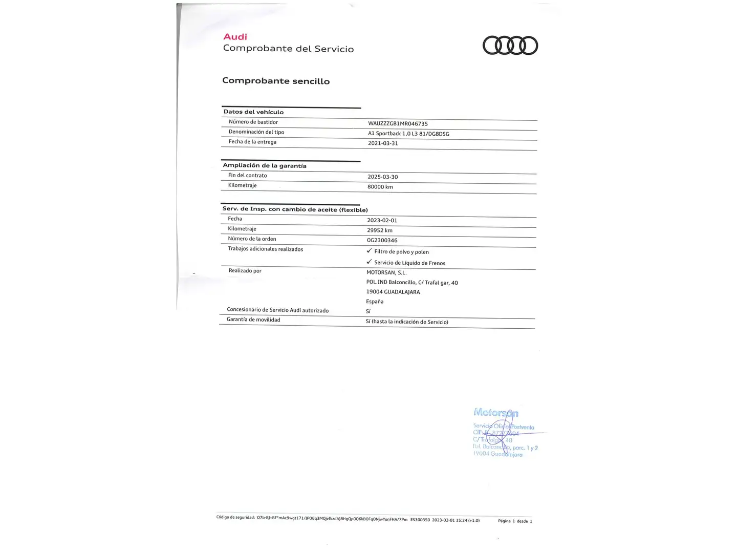 Foto Audi A1 Audi A1 Sportback Adrenalin edition 30 TFSI (110 CV) S tronic Pack S-Line