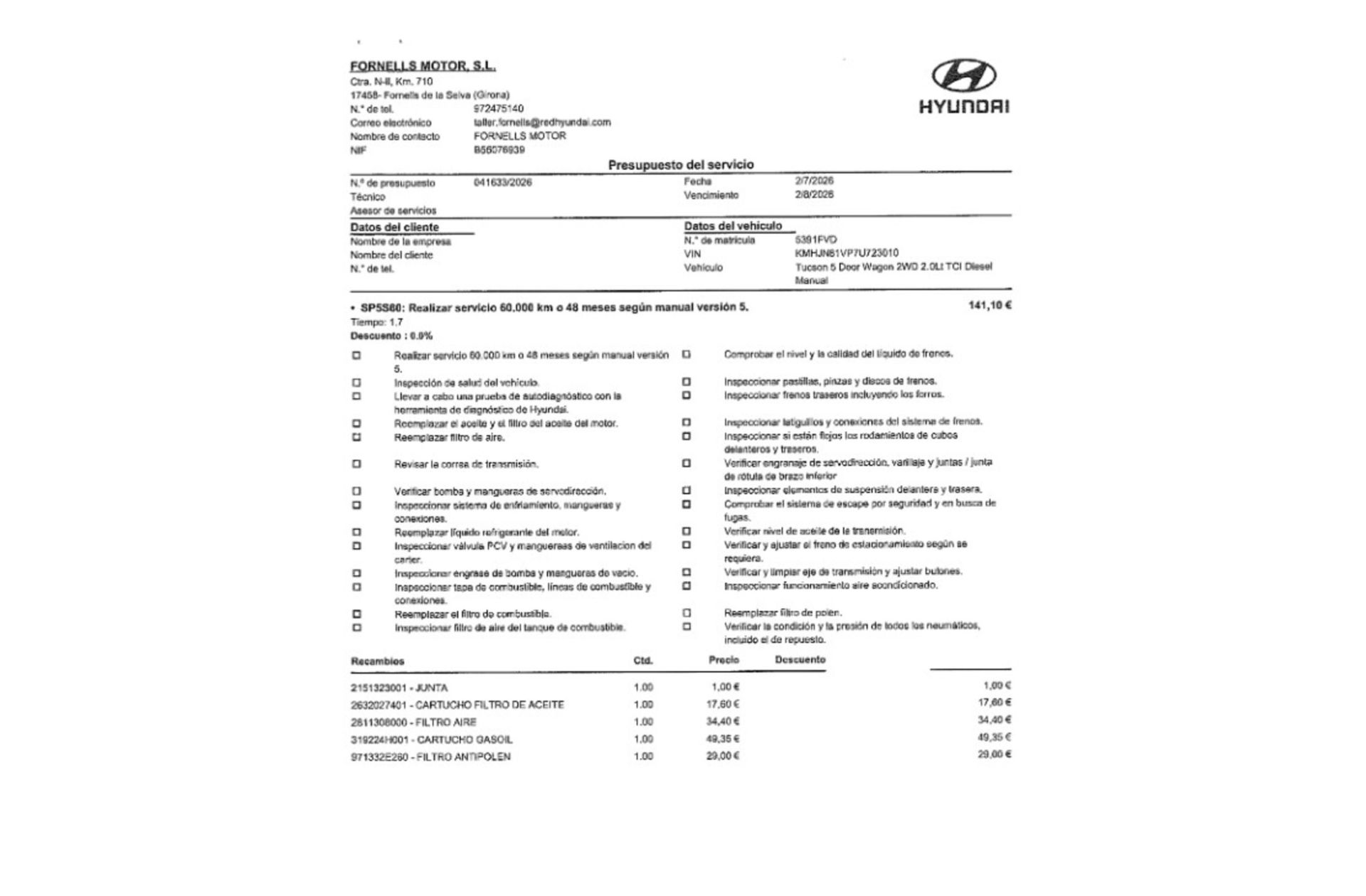Hyundai Tucson 2.0 CRDi Comfort 4x2 - foto 20