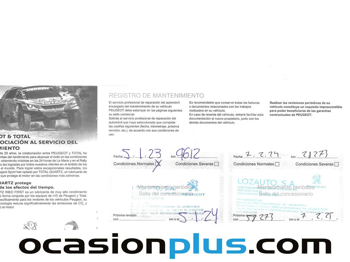 Foto del mantenimiento del Peugeot 508 Hybrid Peugeot 508 Hybrid 225 GT e-EAT8 (225 CV)