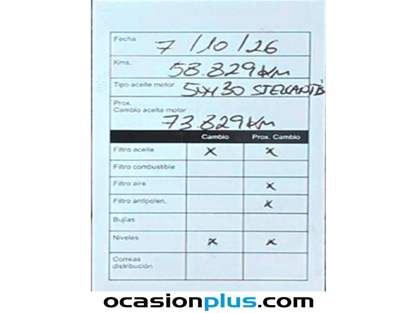 Foto del mantenimiento del Opel Astra Opel Astra 1.2 Turbo XHT Elegance Auto (130 CV)