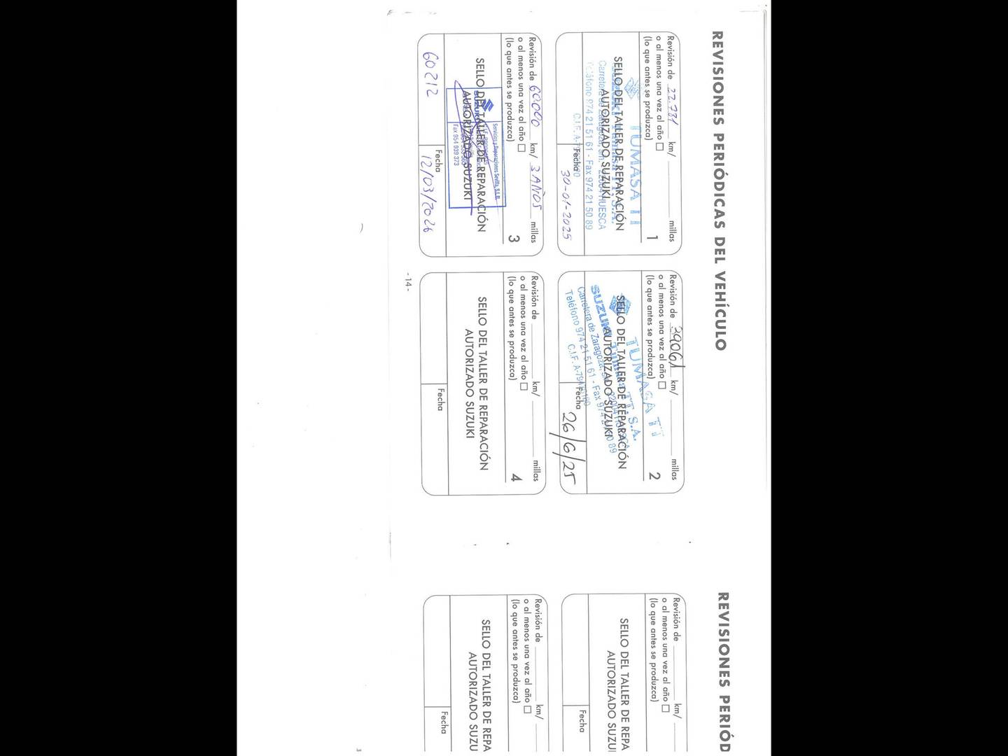 Foto del mantenimiento del Suzuki S-Cross Suzuki S-Cross 1.4T Mild Hybrid S3 4WD  (129 CV)