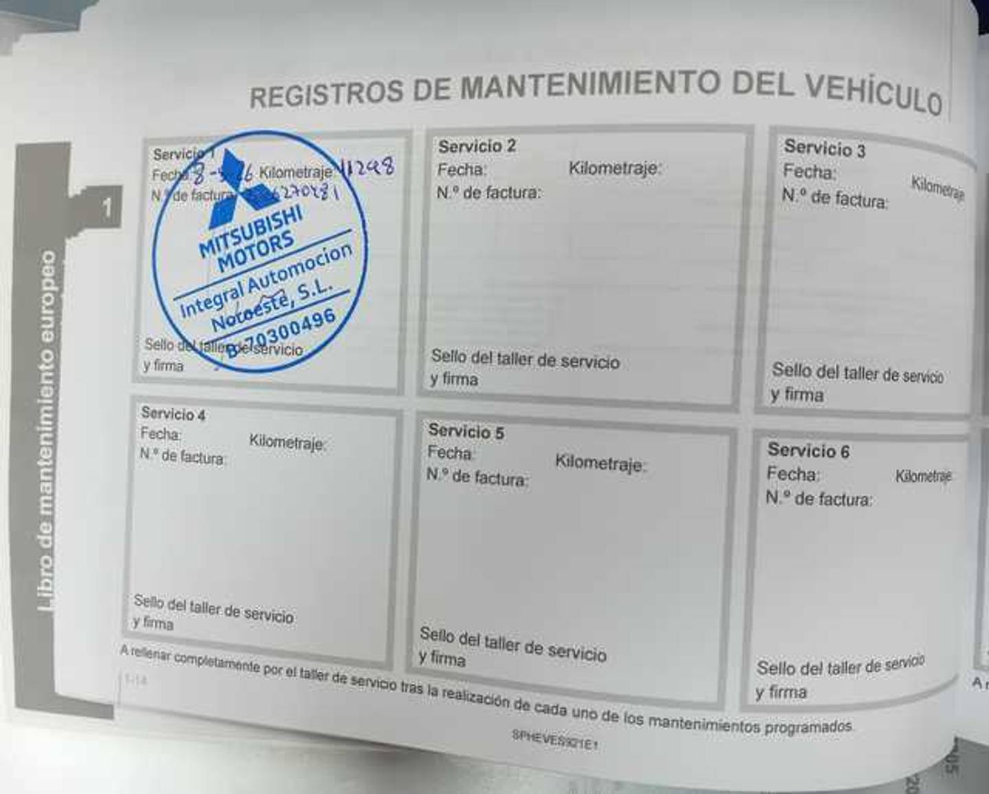 Foto del mantenimiento del Mitsubishi Eclipse Cross Mitsubishi Eclipse Cross 2.4 PHEV Kaiteki 4WD Auto (188 CV)