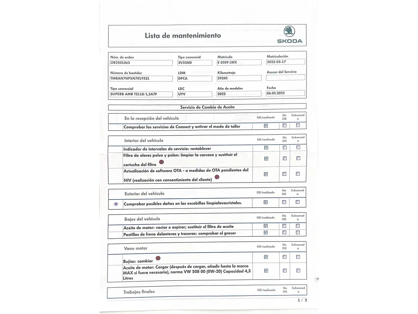 Foto Skoda Superb Skoda Superb 1.5 TSI Ambition DSG (150 CV)
