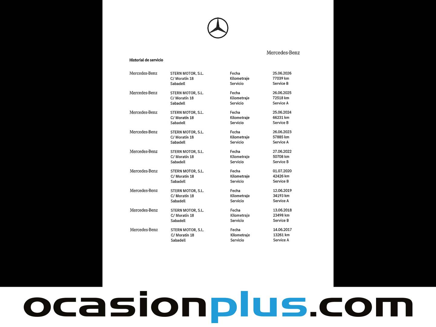 Foto del mantenimiento del Mercedes GLA Mercedes GLA 220 d Style (177 CV)