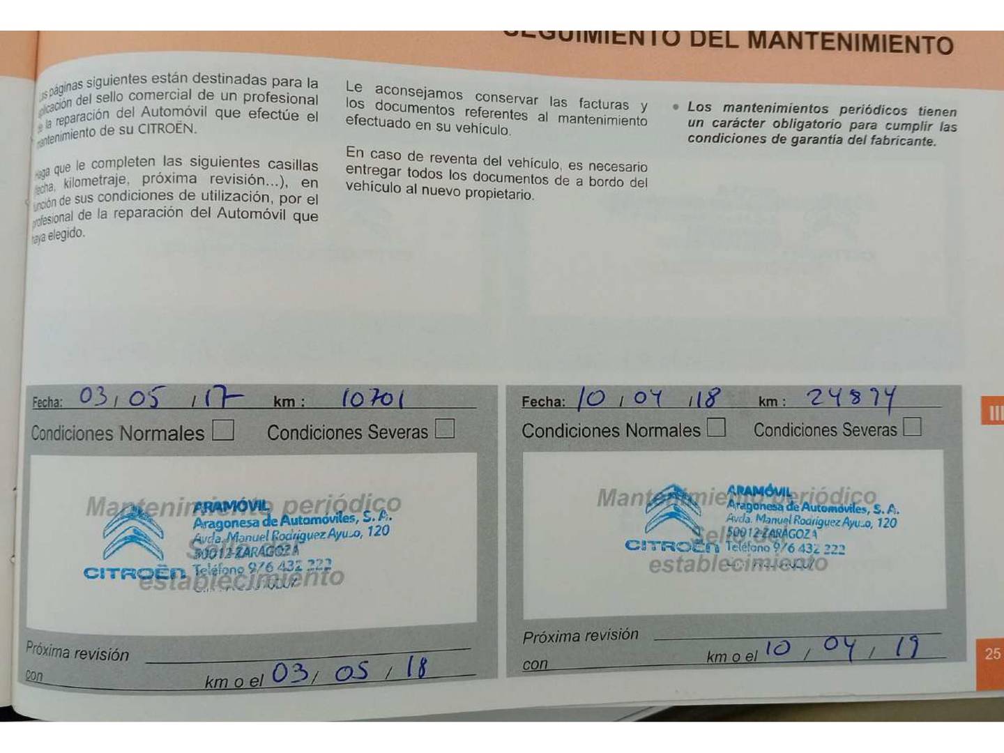 Foto del mantenimiento del Citroën Grand C4 Picasso Citroën Grand C4 Picasso BlueHDi 120 S&S Seduction (120 CV) 7 Plazas