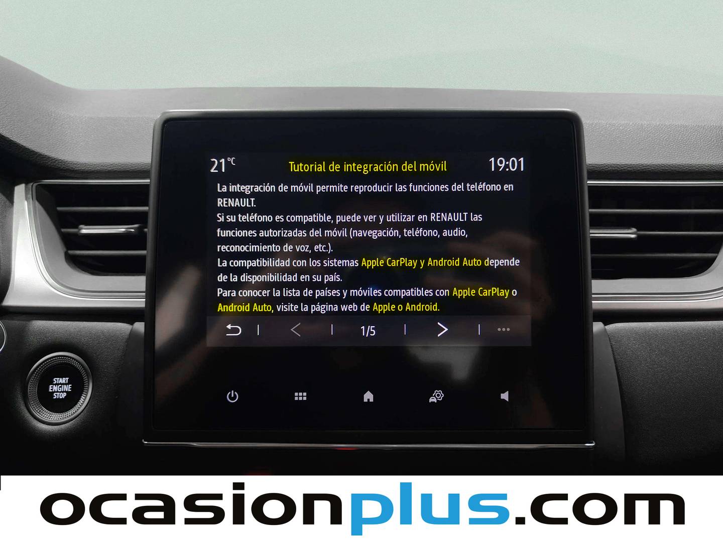 Equipamiento del Renault Captur Renault Captur Intens Blue dCi (95 CV)