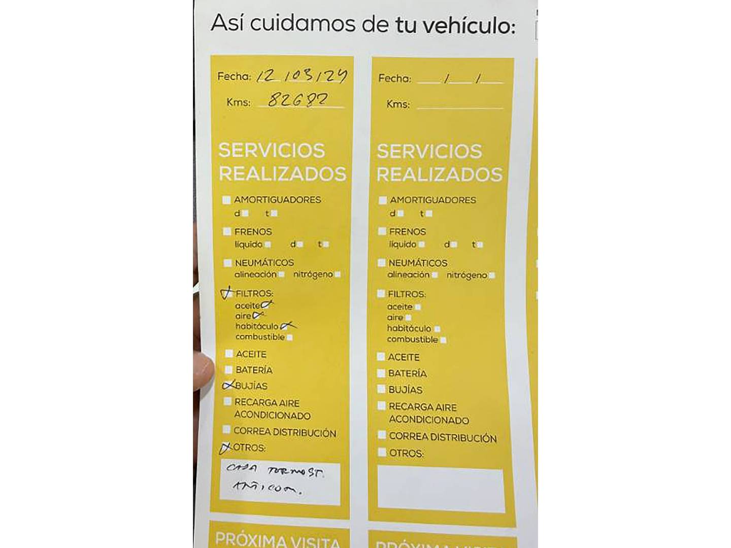 Foto del mantenimiento del Renault Captur Renault Captur Captur Zen Energy TCe (90 CV)